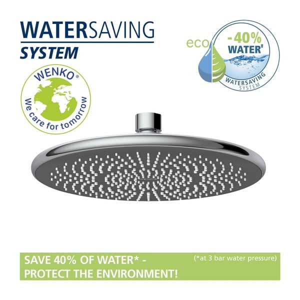Glava za tuš ø 22,5 cm Water Saving - Wenko-image-3