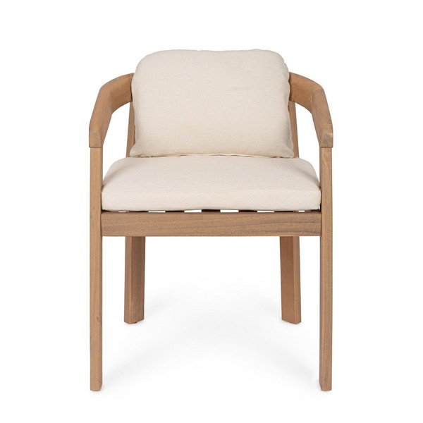 Vrtna stolica od masivnog drveta u prirodnoj boji Pablo – Bizzotto-image-2