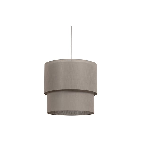 Svjetlo smeđa viseća svjetiljka s tekstilnim sjenilom ø 45 cm Kelk – Basiclabel 