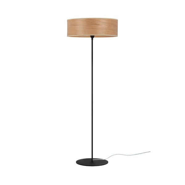 Podna svjetiljka od trešnjinog furnira Sotto Luce TSURI XL, ø 45 cm-image-1