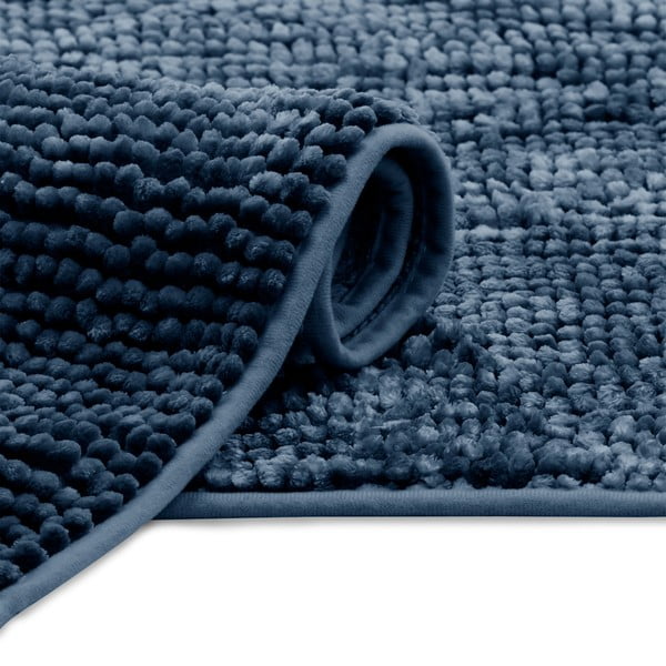 Tamno plava kupaonska prostirka 60x90 cm Bati – Restilo-image-2