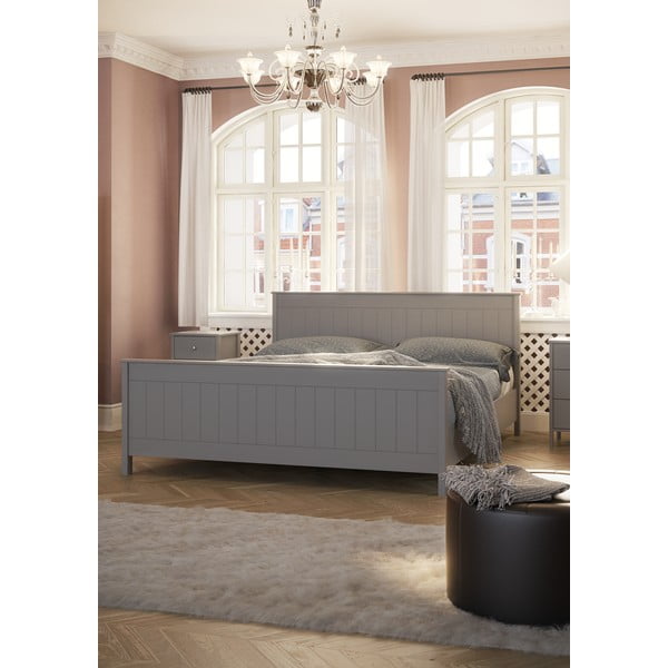 Bijeli bračni krevet 180x200 cm Tromsö - Tvilum-image-4