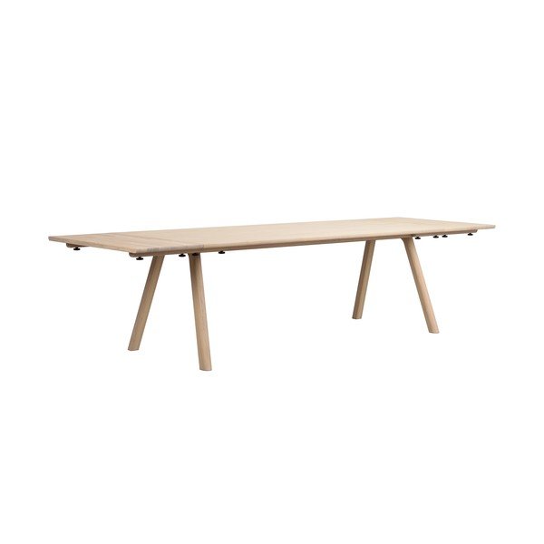 Dodatna ploča za stol od punog hrasta 95x45 cm Clapperton – Rowico-image-3
