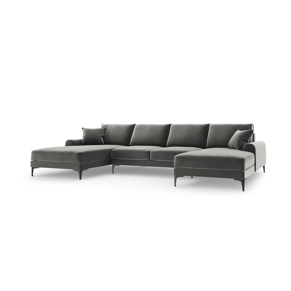 Svijetlosiva garnitura oblika "U" Mazzini Sofas Madara-image-2