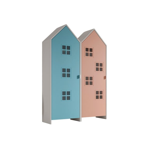 Svijetlo plava/ružičasta dječja garderoba 115x171,5x37 cm Casami – Vipack