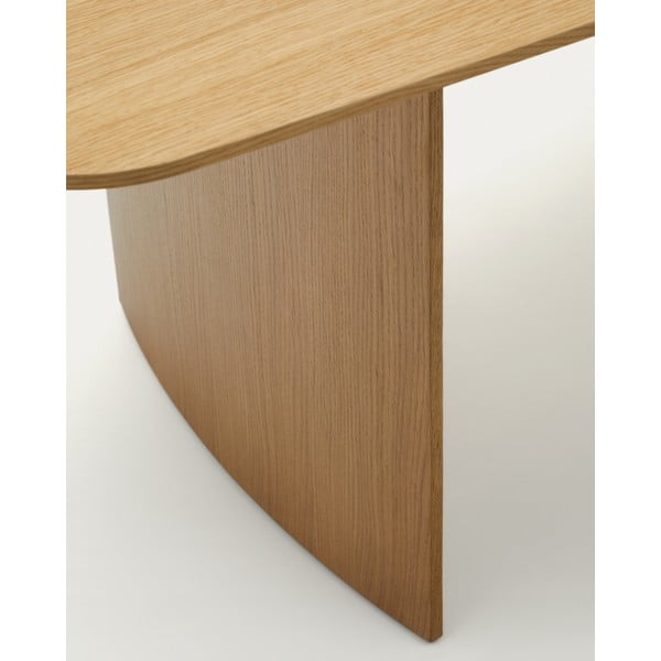 Blagovaonski stol u dekoru hrasta u prirodnoj boji 100x200 cm Litto – Kave Home-image-4