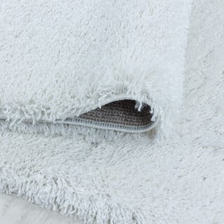 Bijeli okrugli tepih ø 80 cm Fluffy – Ayyildiz Carpets