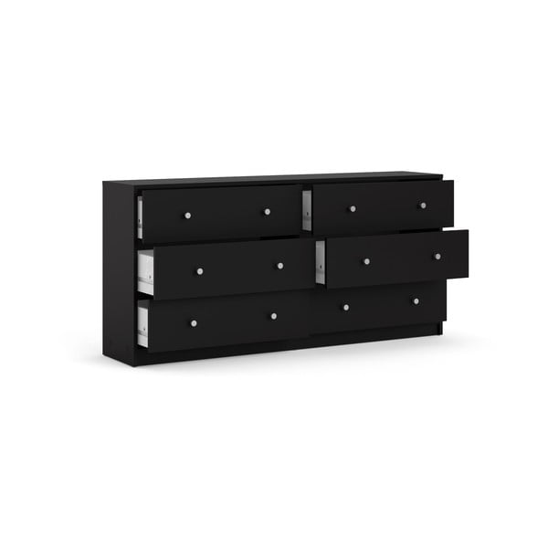 Crna komoda Tvilum May, 143 x 68 cm-image-2