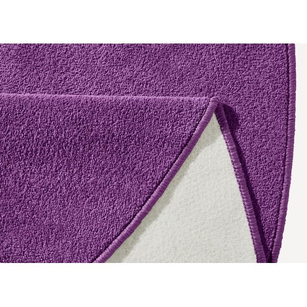 Tamno ljubičasti okrugli tepih ø 133 cm Fancy – Hanse Home-image-3