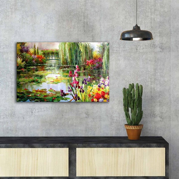 Zidna slika na platnu Impressionist Garden, 70 x 45 cm-image-3