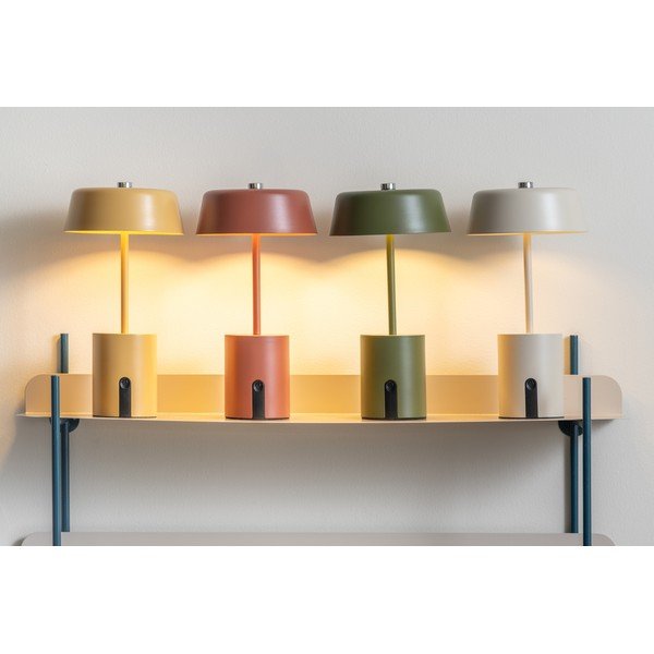 Bež metalna LED stolna lampa (visina 22,5 cm) Elemental LED – Leitmotiv-image-1