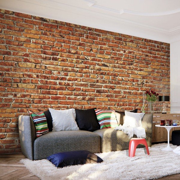 Veliki format Wallpaper Artgeist Brick zid, 200 x 140 cm-image-1