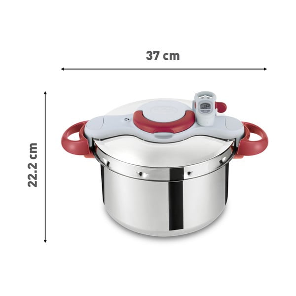 Inox ekspres lonac 6 l Clipso Minut Perfect - Tefal-image-3