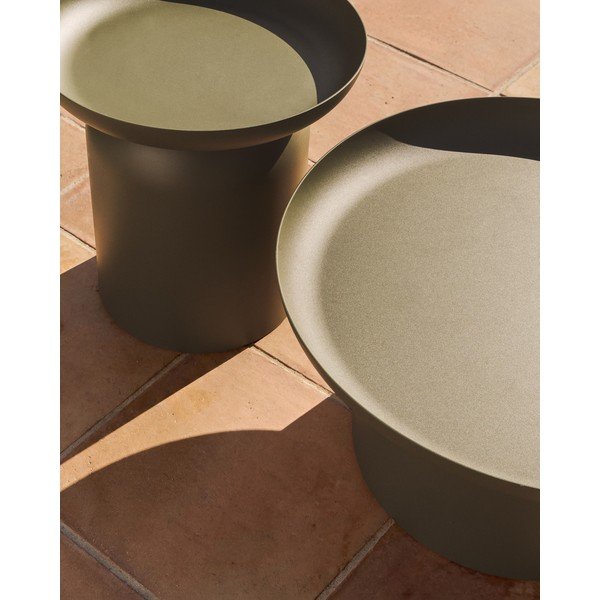 Metalni okrugao vrtni stolić ø 70 cm Arcola – Kave Home-image-3