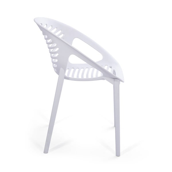 Vrtni blagovaonski set za 6 osoba s bijelim stolicama Joanna i stolom Strong, 210 x 100 cm-image-2