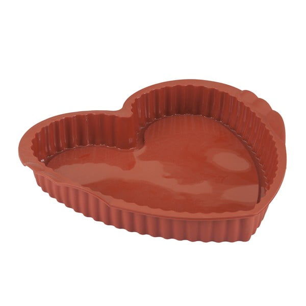 Silikonski kalup za tortu u obliku srca Metaltex, 24 x 23 cm