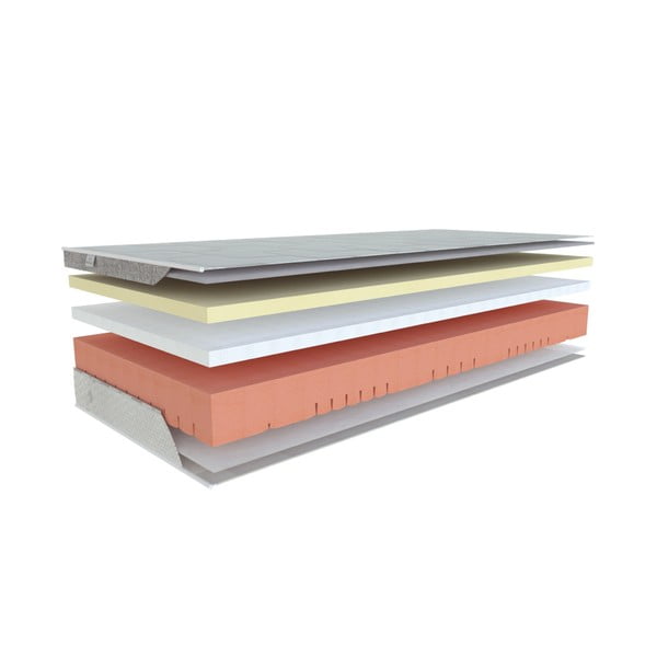 Tvrdi/srednje tvrdi dvostrani madrac od pjene 180x200 cm Galaxy Viscostar – Materasso-image-1