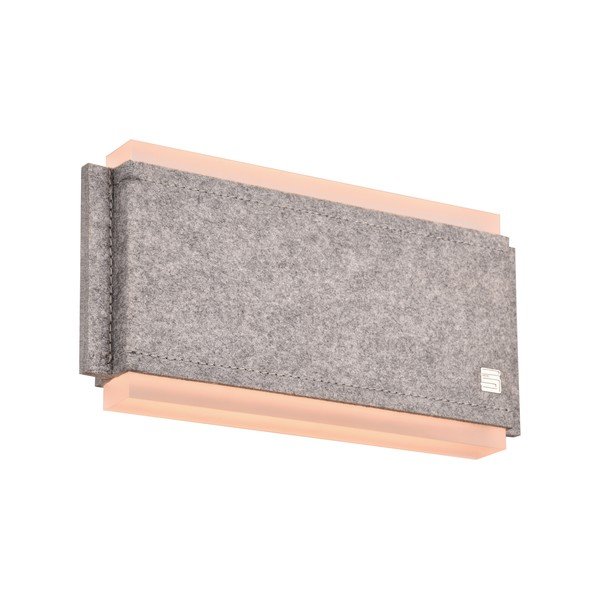 Siva LED zidna lampa Cicara – CINQUE-image-2