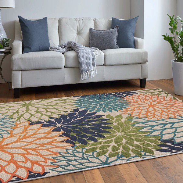 Periv tepih od mješavine pamuka 100x150 cm Geo Flowers – Conceptum Hypnose-image-2