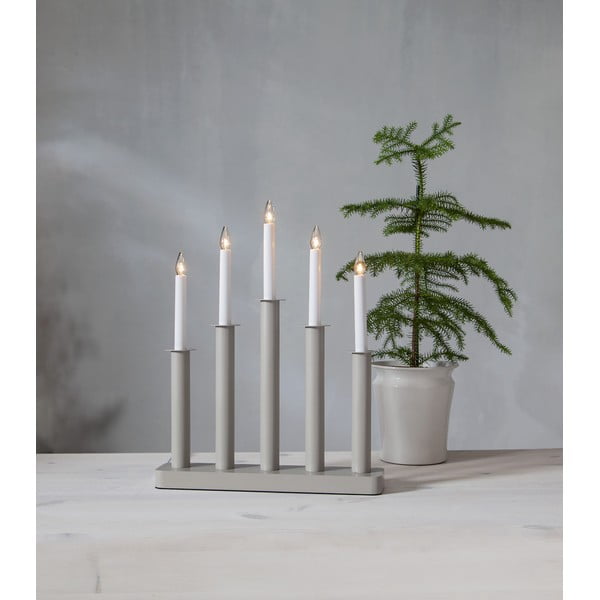 Bež božićni svjetlosni ukras Plate – Star Trading-image-1