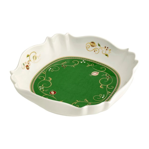 Zdjela za posluživanje s božićnim motivom Brandani Tempo di Festa, ⌀ 24 cm