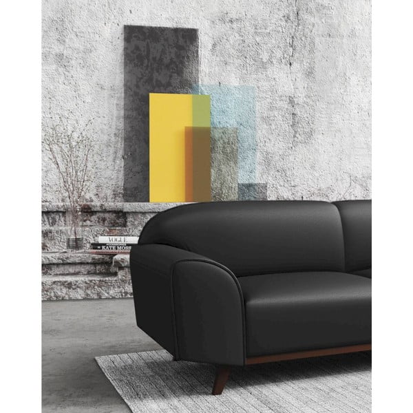 Tamno siva kožna sofa 193 cm Nesbo – MESONICA-image-4