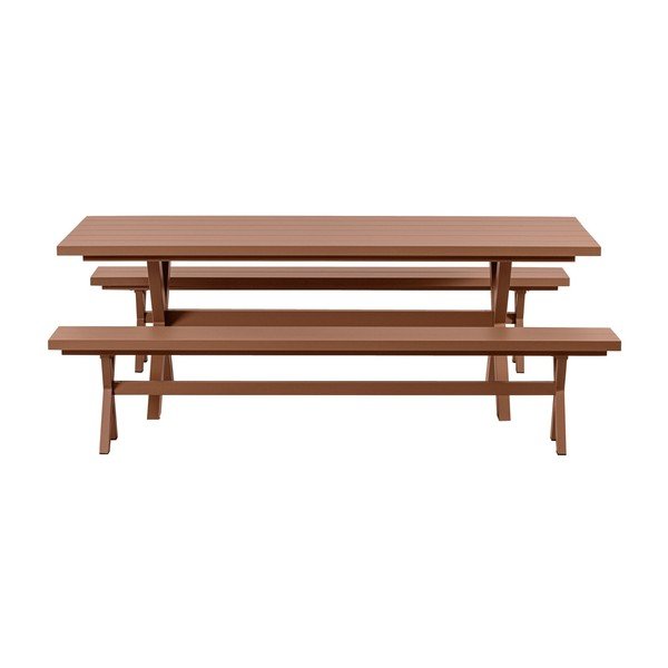 Vrtni stol aluminijski 100x220 cm Delta – Exotan-image-3