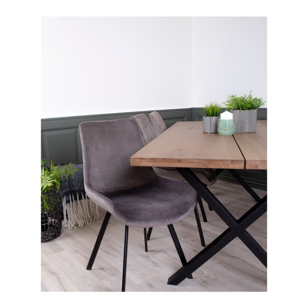 Blagovaonski stol od dimljenog hrasta House Nordic Montpellier, 200 x 95 cm-image-2