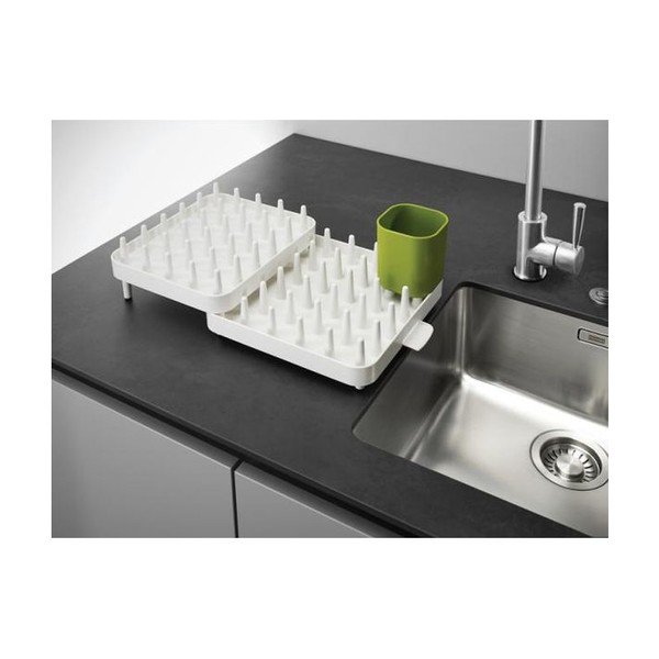 Trodijelni bijeli stalak za cijeđenje posuđa Joseph Joseph Connect-image-3