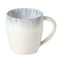 Bijela/svijetlo plava šalica od kamenine 440 ml Brisa – Costa Nova