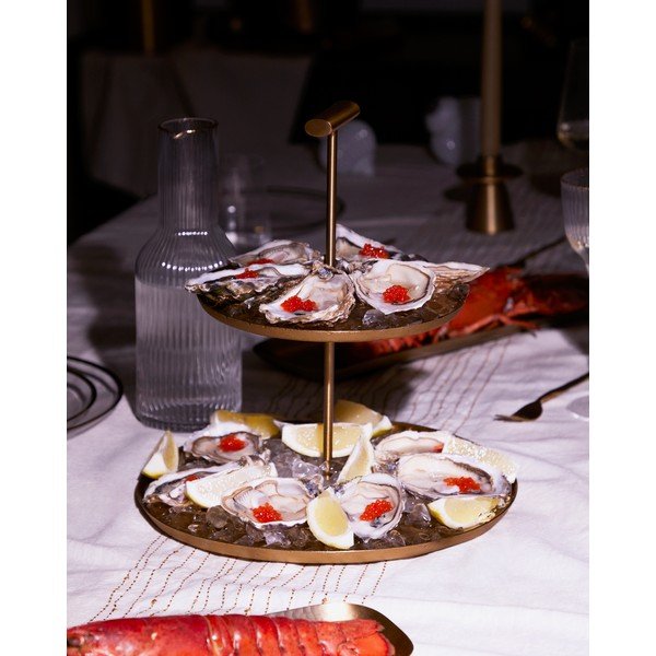 Etažer od nehrđajućeg čelika Aruc – Kave Home-image-1