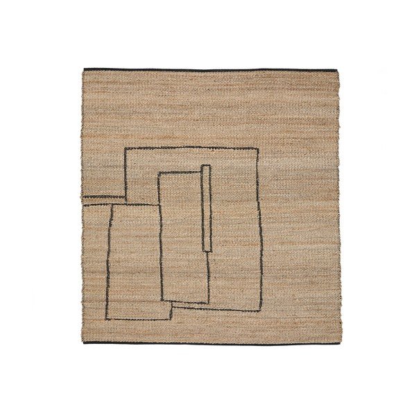 Obostrani/ručno rađen juten tepih u prirodnoj boji 200x300 cm Velira – Kave Home-image-3