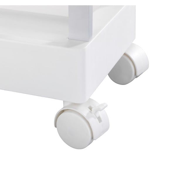 Bijela plastična mobilna polica 45x80 cm Mino - Wenko-image-4