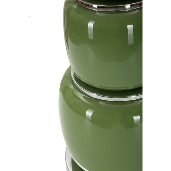 Zelena/siva stolna lampa s tekstilnim sjenilom (visina 57 cm) Eva – Mauro Ferretti-image-4