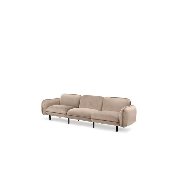 Bež baršunasta sofa EMKO Bean-image-2