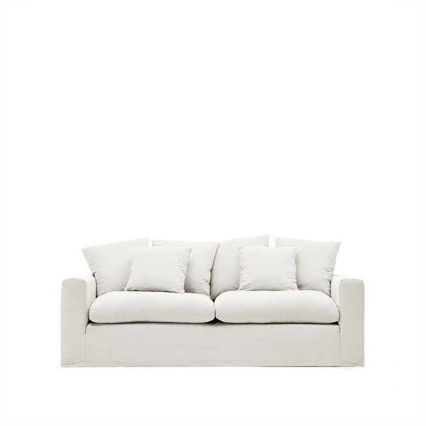 Bijela presvlaka 240 cm Nora – Kave Home-image-2