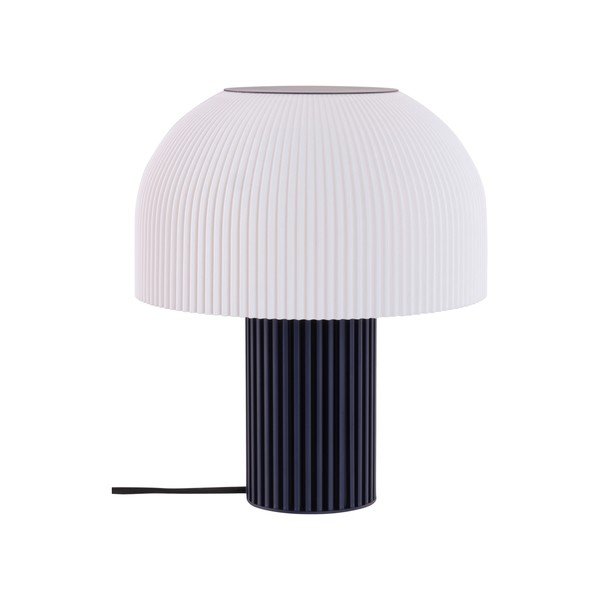 Bijela/plava plastična stolna lampa (visina 29 cm) Maya – Jotex