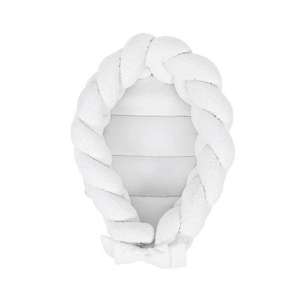 Bijelo gnijezdo za bebe 47x70 cm – Meowbaby
