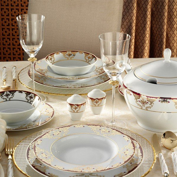Set od 59 komada porculanskog posuđa Kutahya Luxembourg-image-3