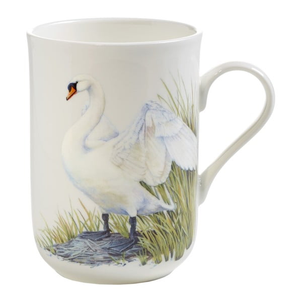 Maxwell &amp; Williams Birds Swans šalica od kostiju porculana, 330 ml