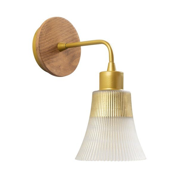 Zidna lampa u zlatnoj boji Foca – Opviq lights