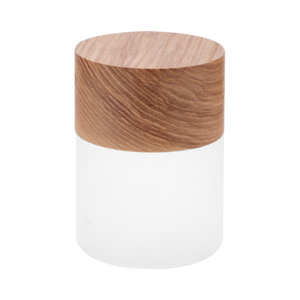 Prigušiva stolna svjetiljka u prirodnoj boji sa staklenim sjenilom (visina 10,5 cm) Lemelia - Gingko-image-3