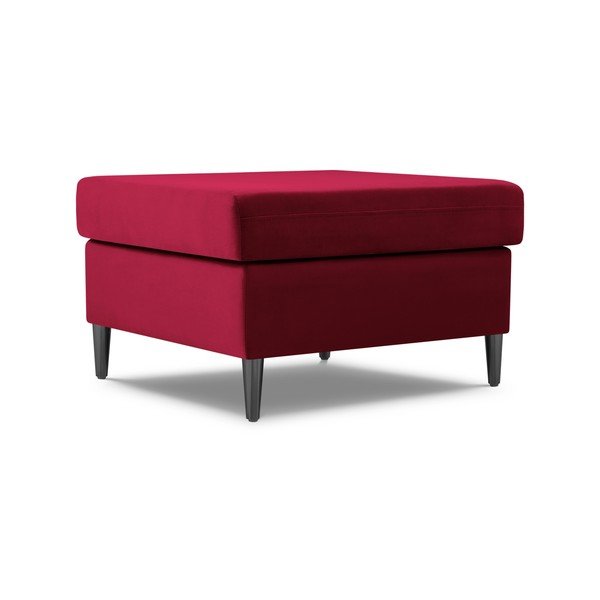 Crveni baršunast tabure Kyoto – Cosmopolitan Design-image-1