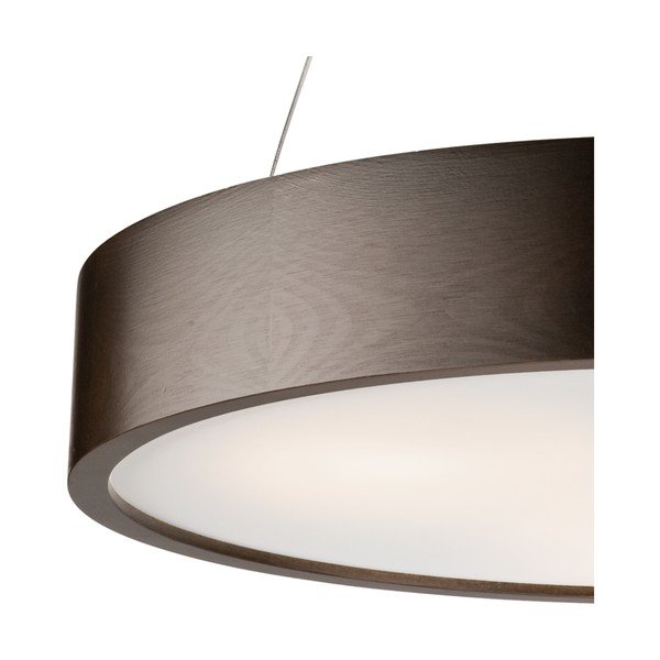 Tamno smeđa viseća svjetiljka sa staklenim sjenilom ø 47 cm Eveline – LAMKUR-image-2