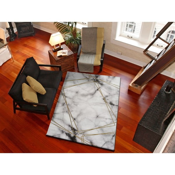 Sivo-bijeli tepih Universal Artist Marble, 160 x 230 cm-image-1