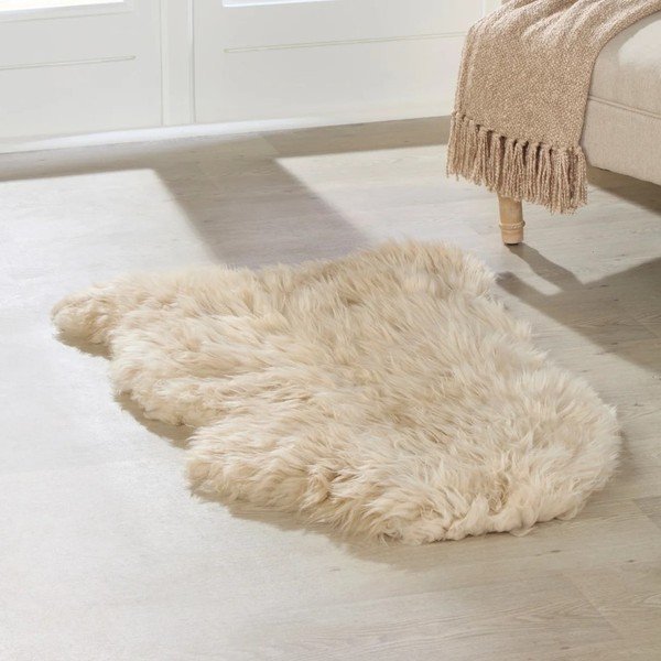 Bež ovčje krzno Native Natural Sheep, 60 x 120 cm-image-1