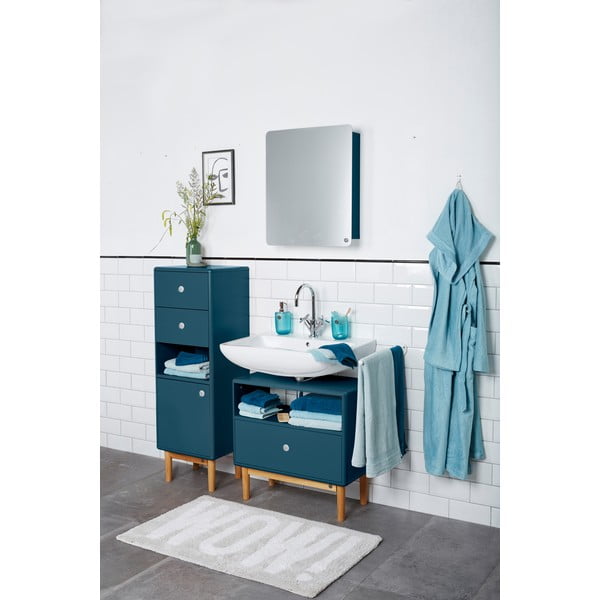 Petrolej zeleni visok/zidni kupaonski ormarić 40x100 cm Color Bath – Tom Tailor-image-1