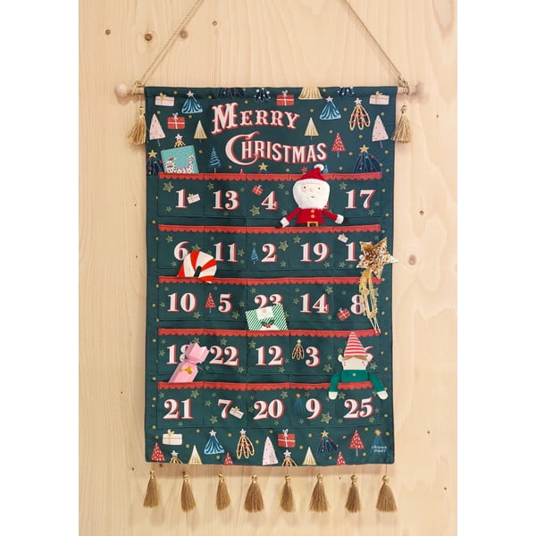 Zidni pamučni adventski kalendar Eleanor stuart, 52 x 88 cm-image-1