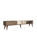 TV komoda u mramornom dekoru u prirodnoj boji 180x40 cm Milan – Kalune Design
