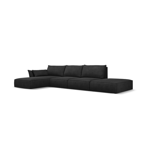 Tamno siva kutna garnitura (lijevi kut) Vanda - Mazzini Sofas-image-2